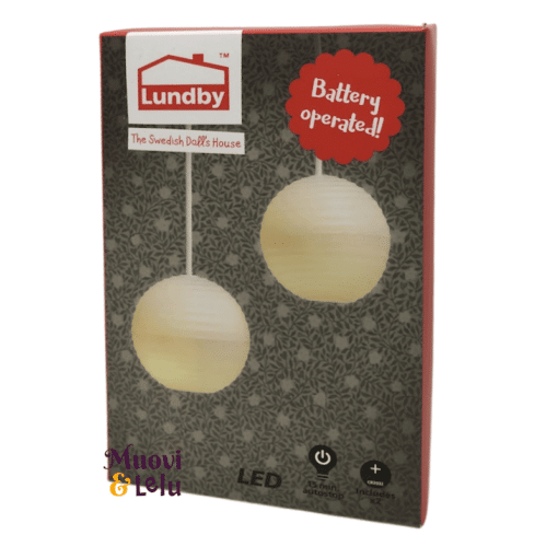 Lundby nukkekodin LED lamppu 2 kpl