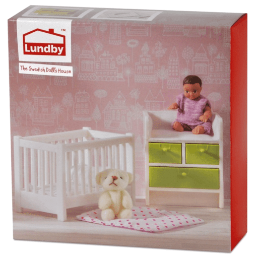 Lundby pinnasänky ja hoitopöytä