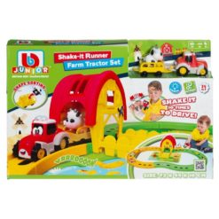 Maatila-leikkisetti Burago Jr Shake-it Farm Tractor
