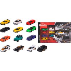 Majorette 13 metalliautoa Street & Gold Edition 1:64