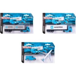 Alternative view of Majorette Maersk metallinen logistiikkasetti Erilaisia