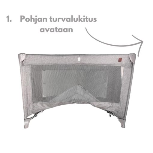 Emma-matkasängyn kasausohje
