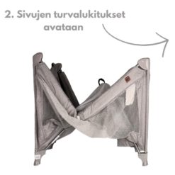 Emma-matkasängyn kasausohje