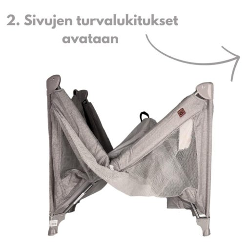 Emma-matkasängyn kasausohje