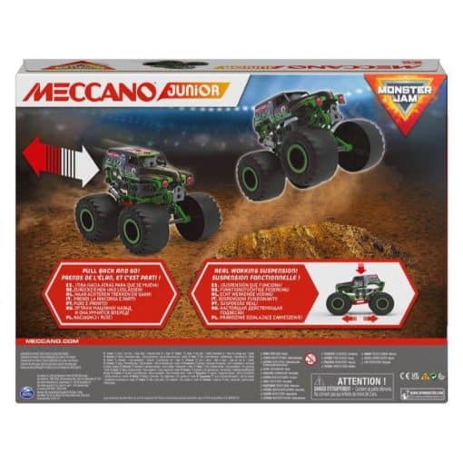 Meccano Junior Monster Jam Grave Digger rakennussarja - Image 4