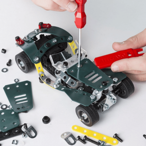 Meccano Roadster Cabriolet rakennussarja 18202 - Image 8
