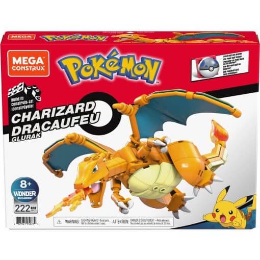 Mega Construx Pokemon Charizard 222 osaa