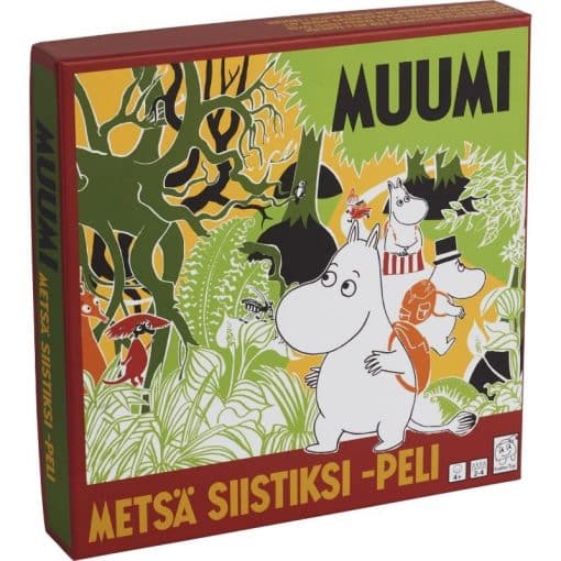Muumi metsä siistiksi-lautapeli