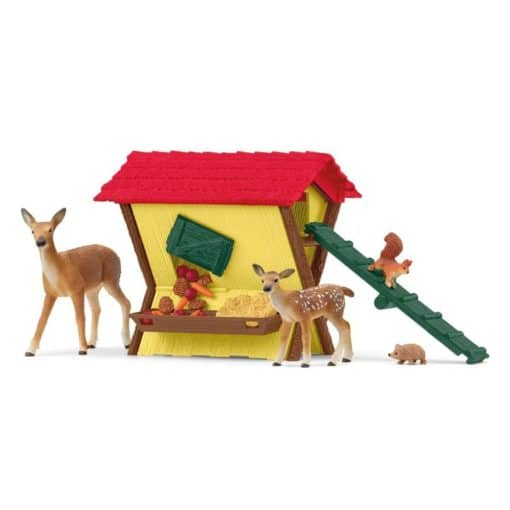 Schleich metsäneläinten syöttöpiste 42658