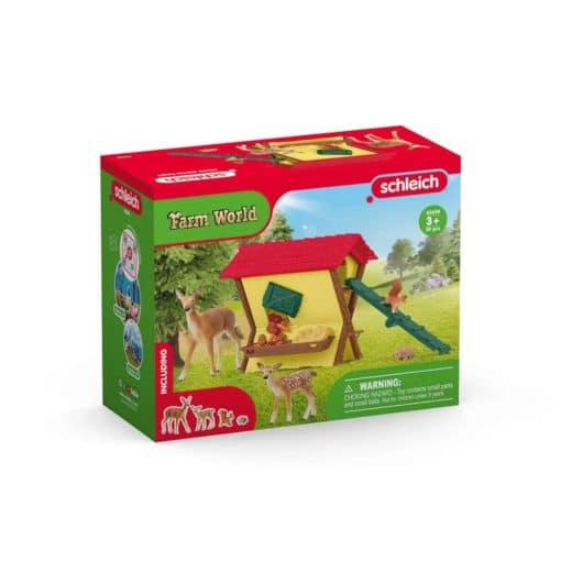Schleich metsäneläinten syöttöpiste 42658