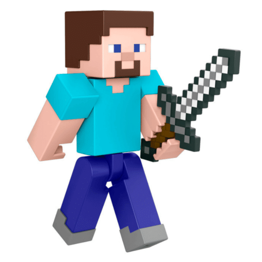 Minecraft-A-Block Steve & Miekka