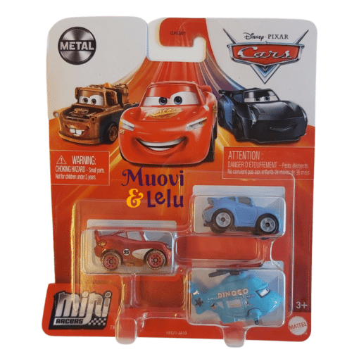 Cars mini Racers auto 3 kpl