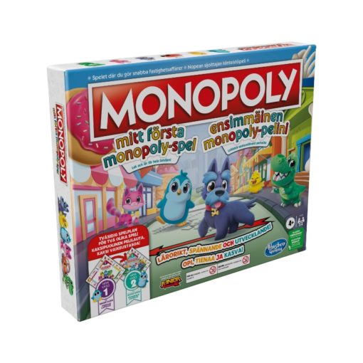 Monopoly ensimmäinen-lautapeli +4 vuotta