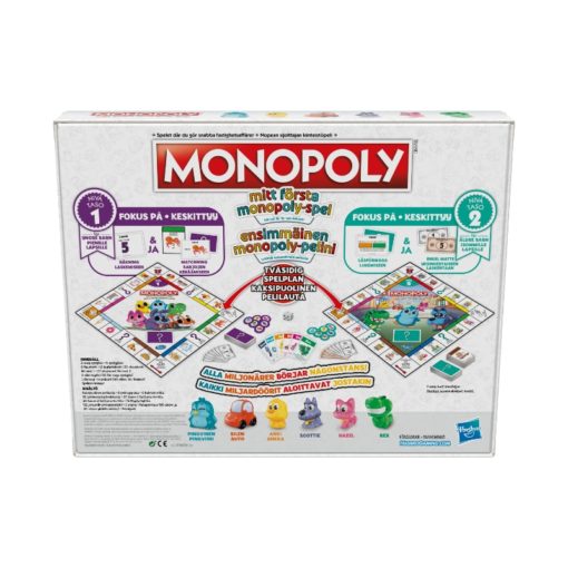 Monopoly ensimmäinen-lautapeli +4 vuotta - Image 3