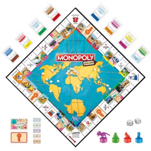 Monopoly Matkusta Maailmanympäri-lautapeli 8+ - Image 2