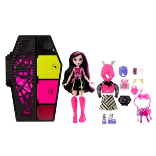 Monster High Skulltimate Secrets Neon Frights Draculaura -yllätyspaketti