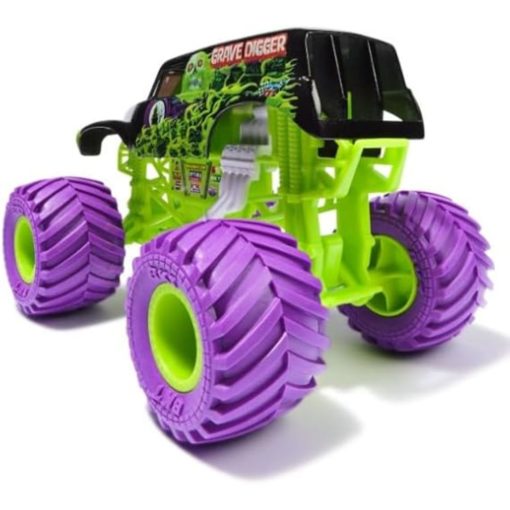 Monster Jam Grave Digger – Series 24 (1:24 Die-Cast, Purple Tires) - Image 3