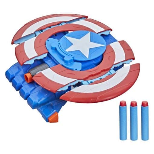 Nerf Mech Strike Captain America-kilpi Marvel Avengers - Image 4