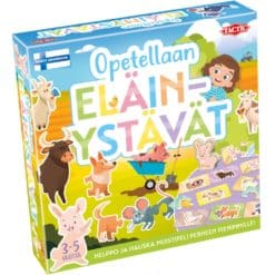 Opetellaan Eläinystävät lautapeli Tactic