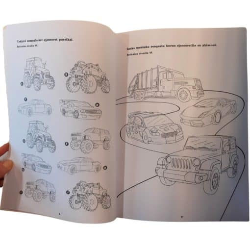 Puuhakirja Järeät autot ja työkoneet - Image 2
