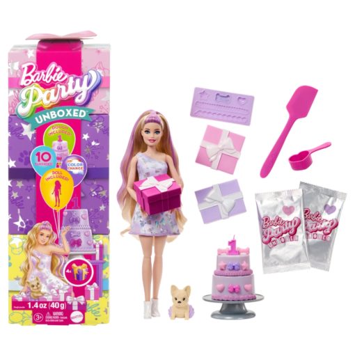 Barbie Party Unboxed yllätysnukke