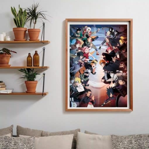 Palapeli 1000 palaa anime Naruto Clementoni