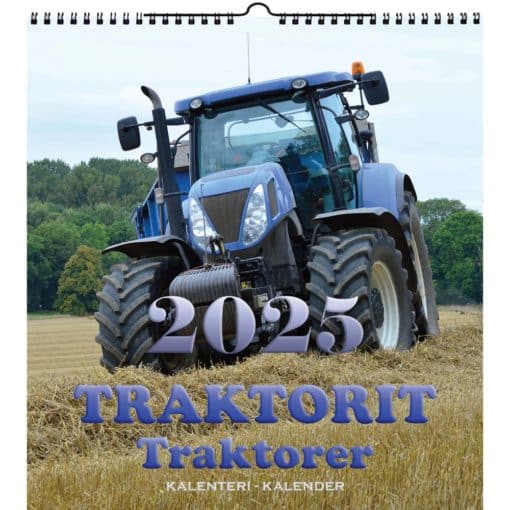 Kalenteri seinäkalenteri iso traktorit 2025 Aika