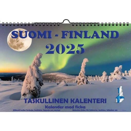 Seinäkalenteri taskulla Suomi 2025