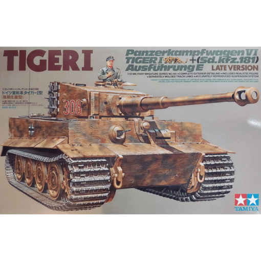 Tamiya Tigeri tankki 308 koottava pienoismalli TA35146