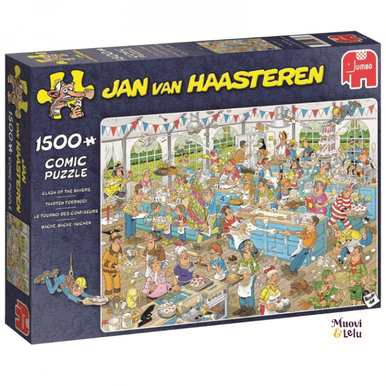 Palapeli 1500 palaa Comic Clash of the Bakers