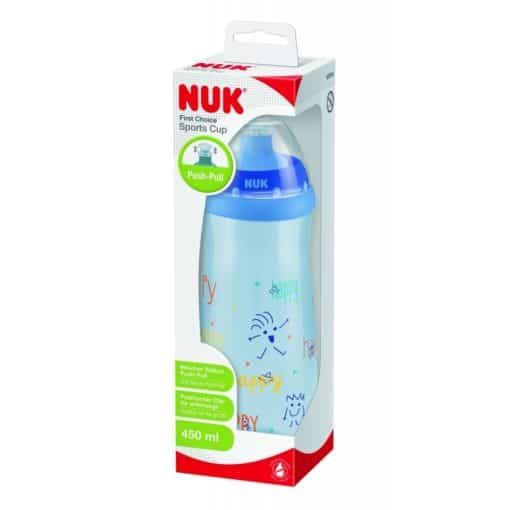 turkoosi Nuk-juomapullo