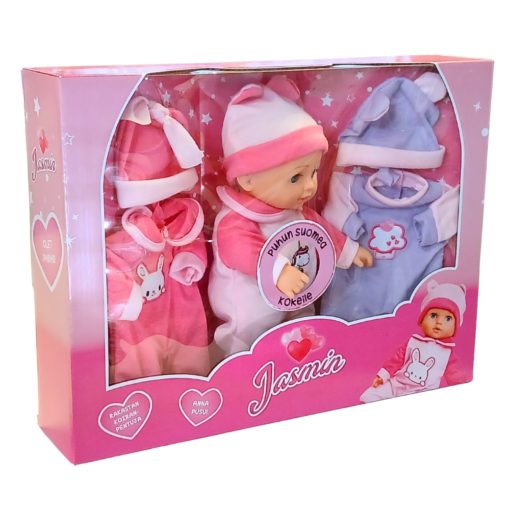 Nukke 30 cm Jasmin puhuva & vaihtoasut