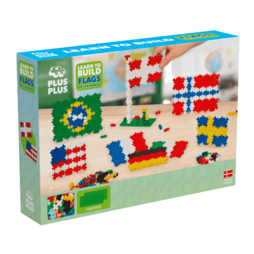 Plus Plus Opettele maailman lippuja