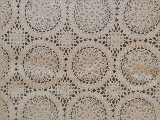 Pitsipöytäliina lev 137 cm Shabby Krem - Image 2