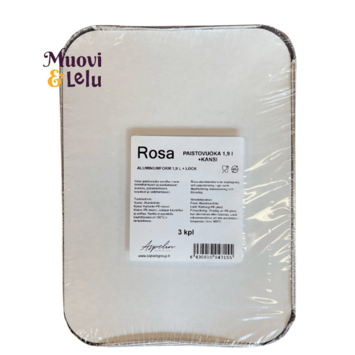 Paistovuoka 1,9 L 3 kpl Rosa