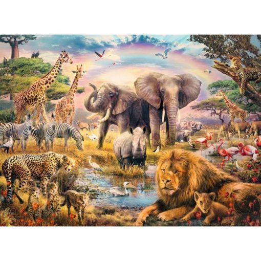 Palapeli 100 palaa villieläimet Ravensburger - Image 2