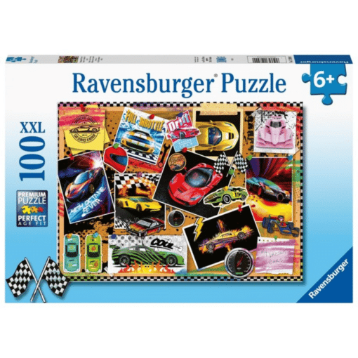 Palapeli 100 XXL palaa Unelma autot Ravensburger