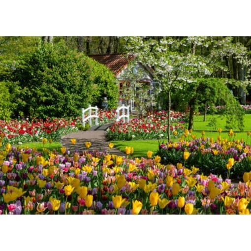 Palapeli 1000 palaa Keukenhof Garden Ravensburger