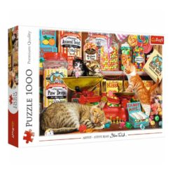 Palapeli 1000 palaa Kissat karkkikaupassa
