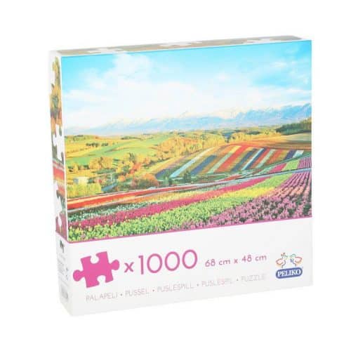 Palapeli 1000 palaa kukkapellot Peliko