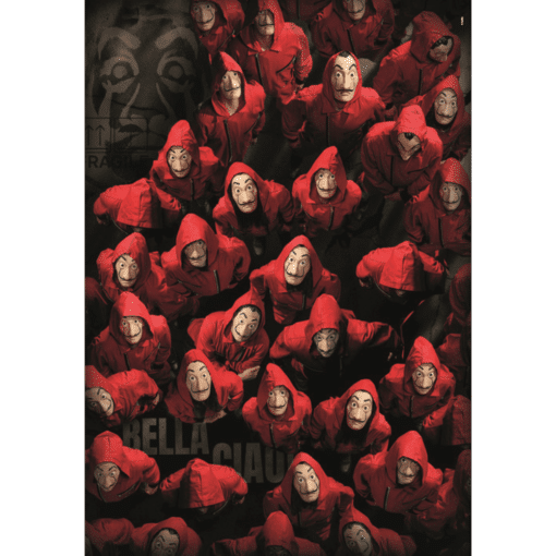 Palapeli 1000 palaa TV sarjat La Casa De Papel - Image 2