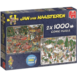 Palapeli 1000 palaa x2 Comic Joulu
