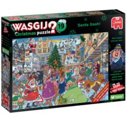 Palapeli 1000 x 2 palaa Wasgij Santa Dash