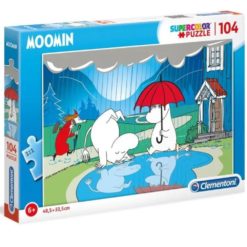 Palapeli 104 palaa  Muumi– värikkäitä seikkailuja yli 6-vuotiaille Clementoni