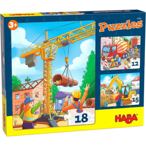 Palapeli 12-15-18 työkoneet Haba