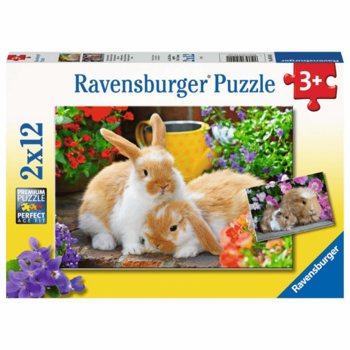 Palapeli 12 X 2 puput ja marsut Ravensburger
