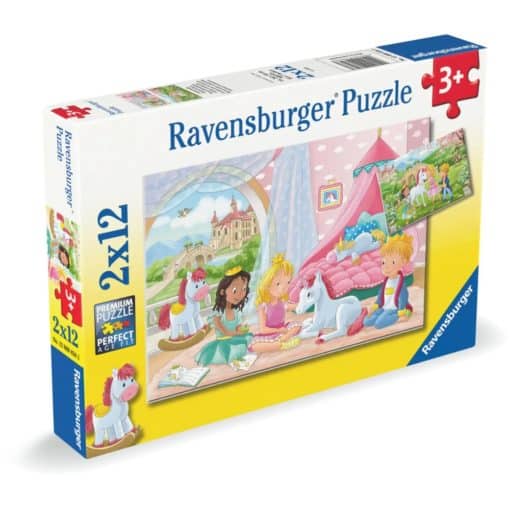 Palapeli 12 x 2 prinsessa & prinssi Ravensburger