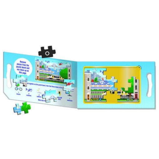 Palapeli 15 x 2 palaa magneetti kaupunki
