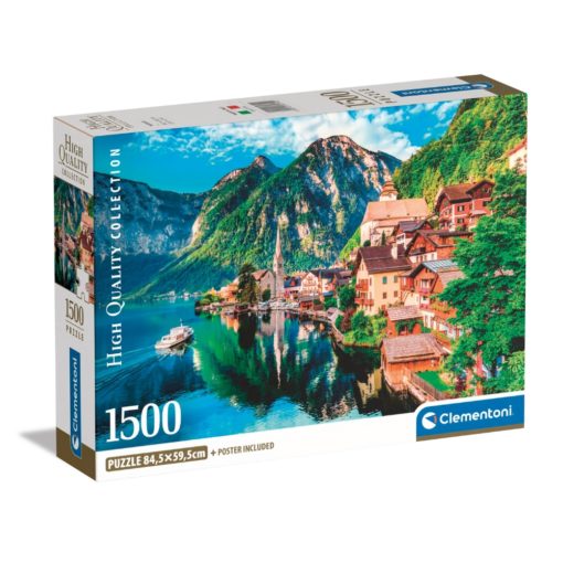 Palapeli 1500 palaa Hallstatt Clementoni