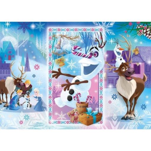 Palapeli 20 palaa x 2 Frozen Olaf Clementoni